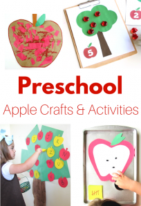 Preschool apple crafts and activities for fall
