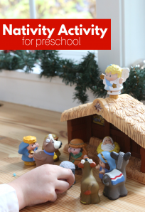 activity for young children to learn about the nativity