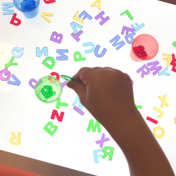how to teach letter recognition to a 3 year old 