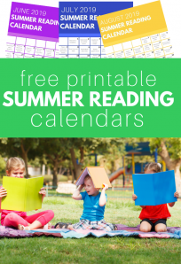 summer reading calendars