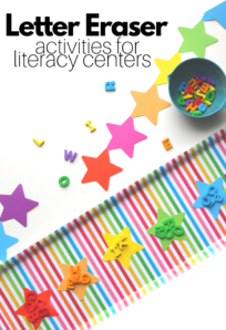 letter activities for preschool and kindergarten literacy center activities