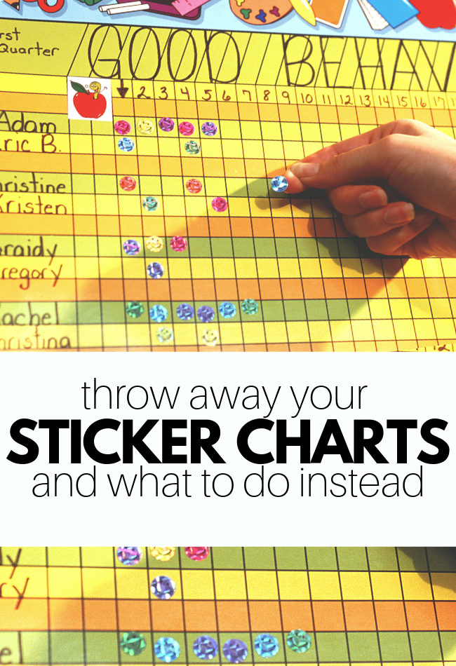 preschool sticker chart for behavior
