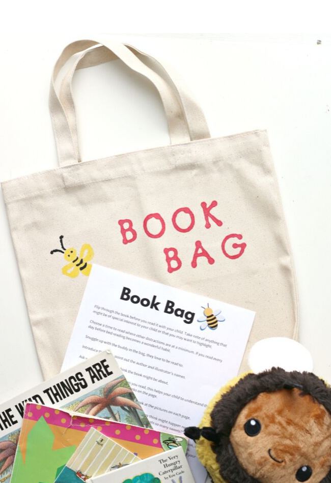 Kids Character Book Bag Children Back to School Boys Girls Reading Bags Satchel 