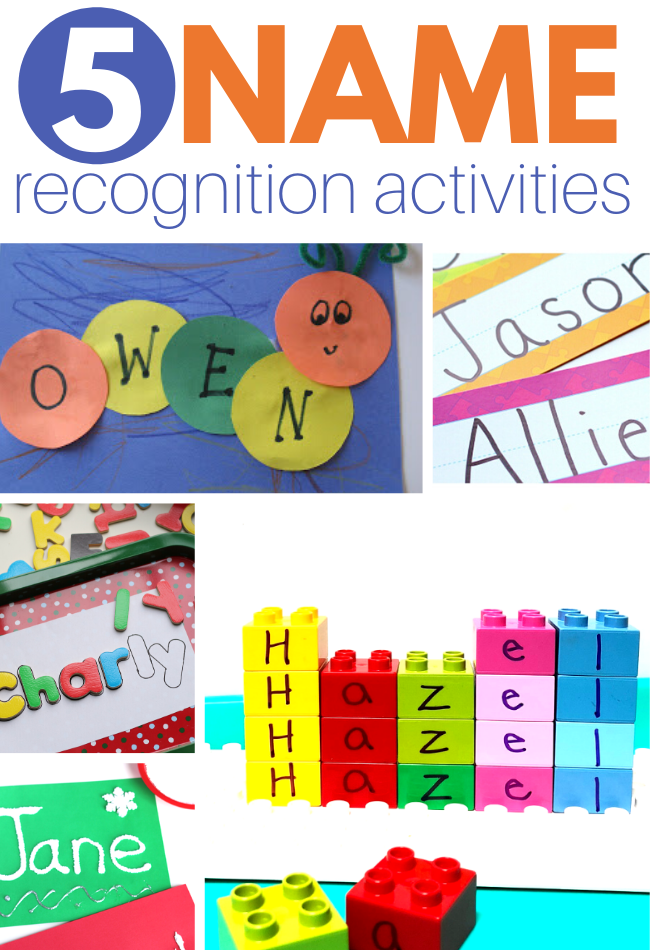 EYFS toddlers name matching game SEN I can Spell my Name teaching resource 