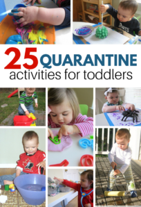 ACTIVITIES FOR TODDLERS AT HOME DURING QUARANTINE