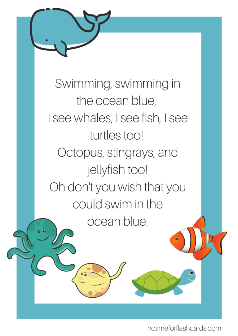 Ocean Activities For Preschoolers - No Time For Flash Cards