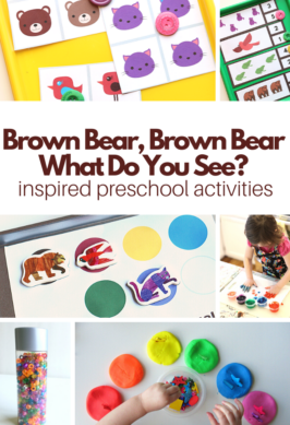 preschool activities inspired by brown bear brown bear