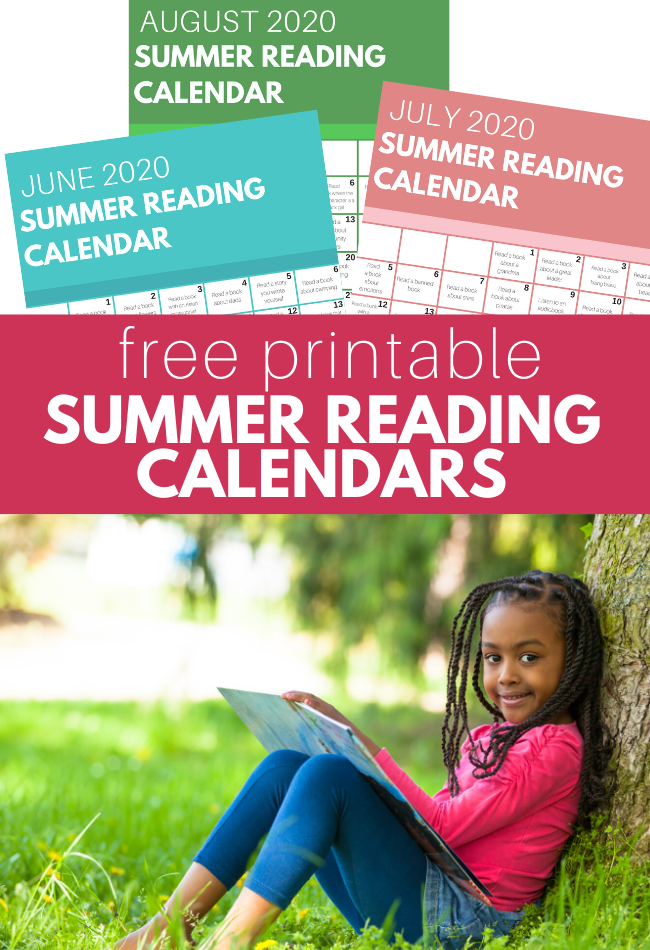 summer reading calendars 