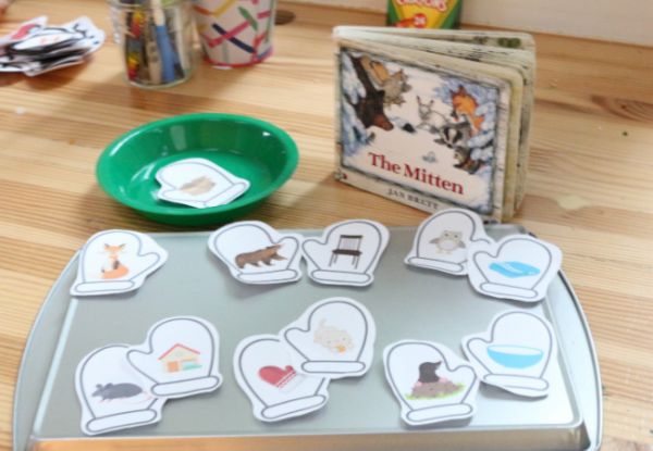 The Mitten Rhyming Activity - Free Printable - No Time For Flash Cards