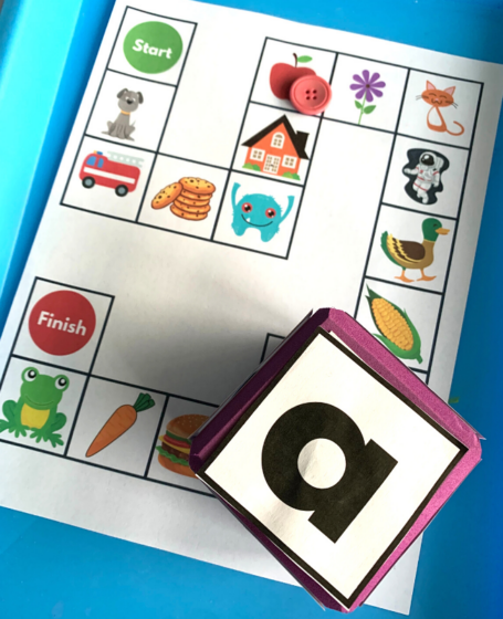 Printable Phonics Game - No Time For Flash Cards
