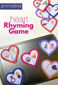 heart rhyming game