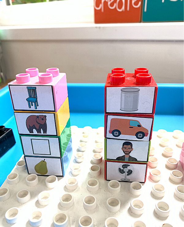 Rhyming Blocks - Printable - No Time For Flash Cards