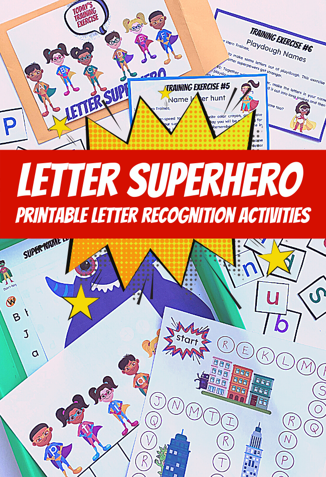 Alphabet Superheroes Printable Activities