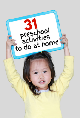 preschool activities at home