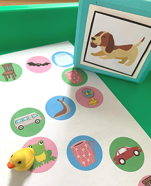 Printable Rhyming Game - No Time For Flash Cards