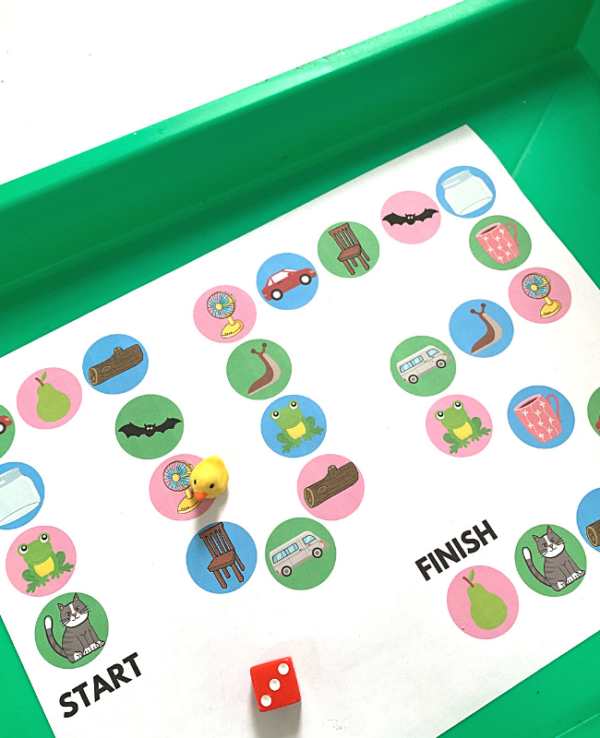 Printable Rhyming Game - No Time For Flash Cards