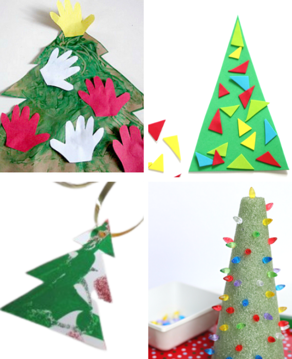 Christmas Tree Crafts & Activities - No Time For Flash Cards