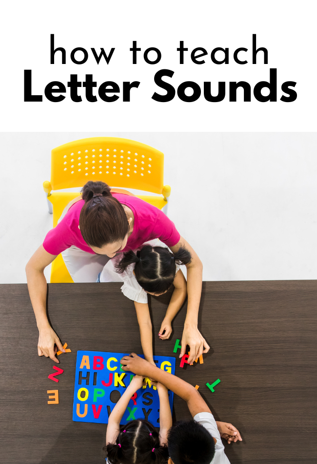 how to teach letter sounds