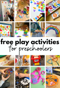 free play activities for preschoolers