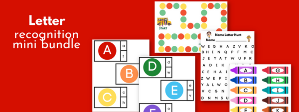 how to teach letter recognition to preschoolers