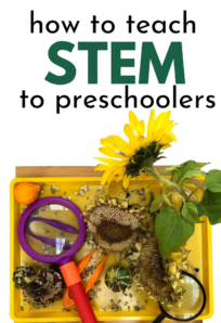 how to teach stem to preschoolers