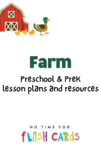 farm preschool lesson plans