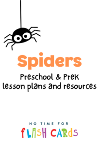 preschool lesson plans about spiders