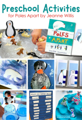 preschool activities for winter books poles apart by jeanne willis