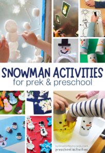snowman activities for preschool